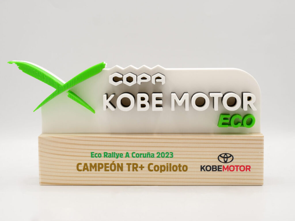 Trofeo Personalizado - Campeón TR + Copiloto Copa Kobe Motor Eco 2023