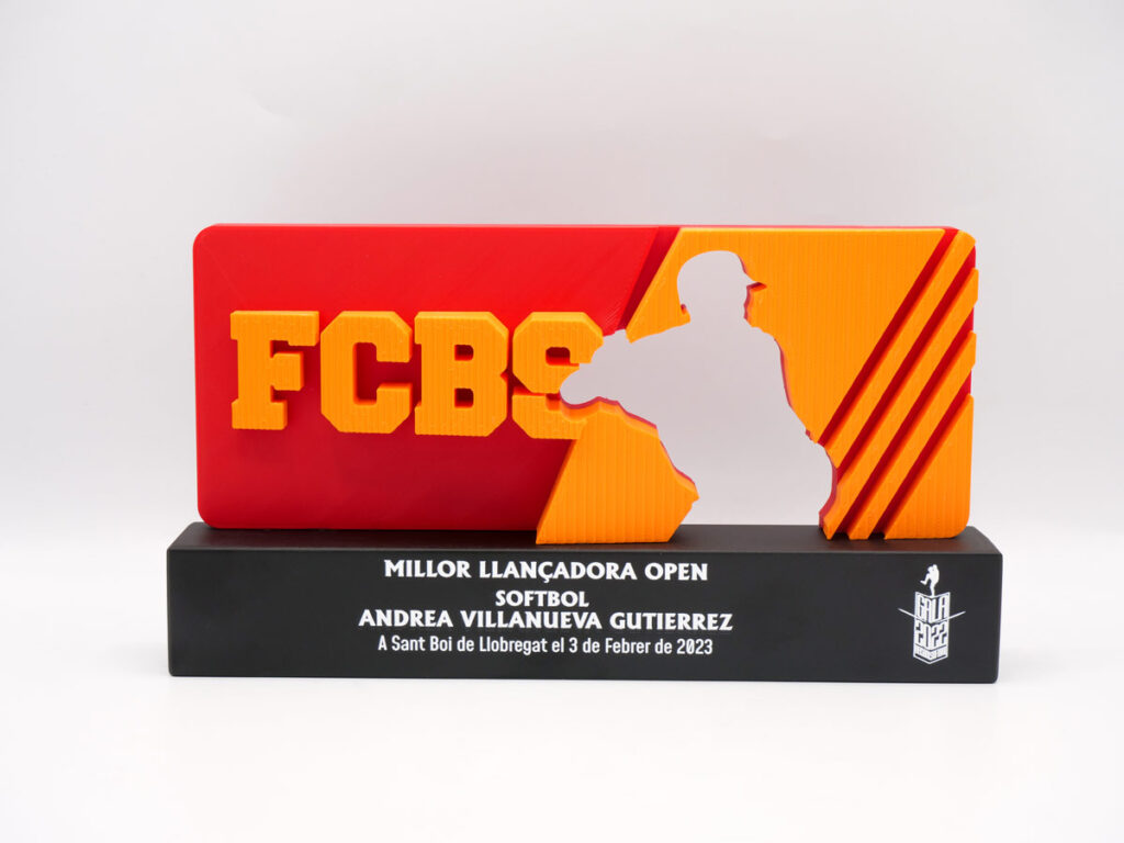 Trofeo Personalizado - Millor Llançadora Open Softbol FCBS
