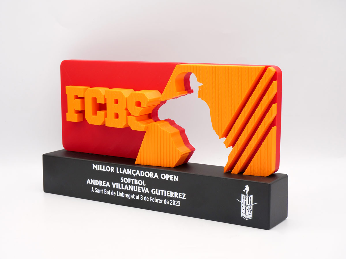 Trofeo Personalizado Detalle - Millor Llançadora Open Softbol FCBS