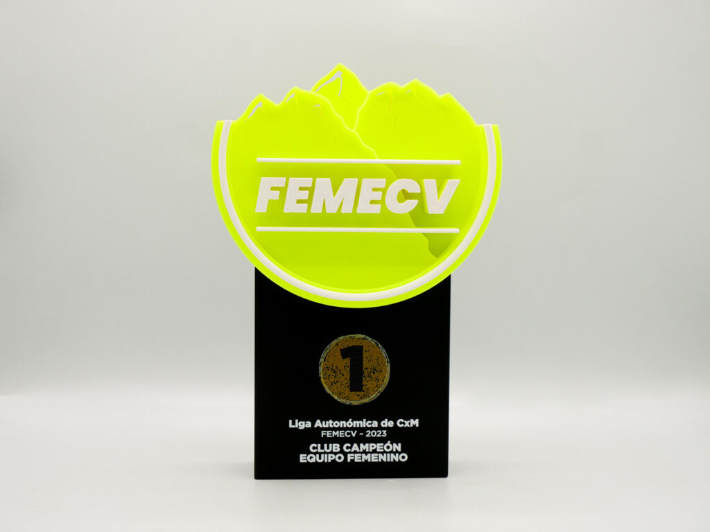 Trofeo Personalizado - Club Campeón Equipo Femenino Liga Autonómica de CxM FEMECV 2023