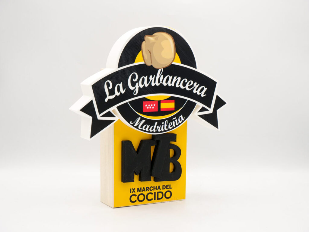 Trofeo Personalizado Lateral - IX Marcha del Cocido La Garbancera Madrileña 2023