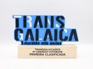Trofeo Personalizado - Primeira Clasificada Maratón MTB Series Transgalaica 2023