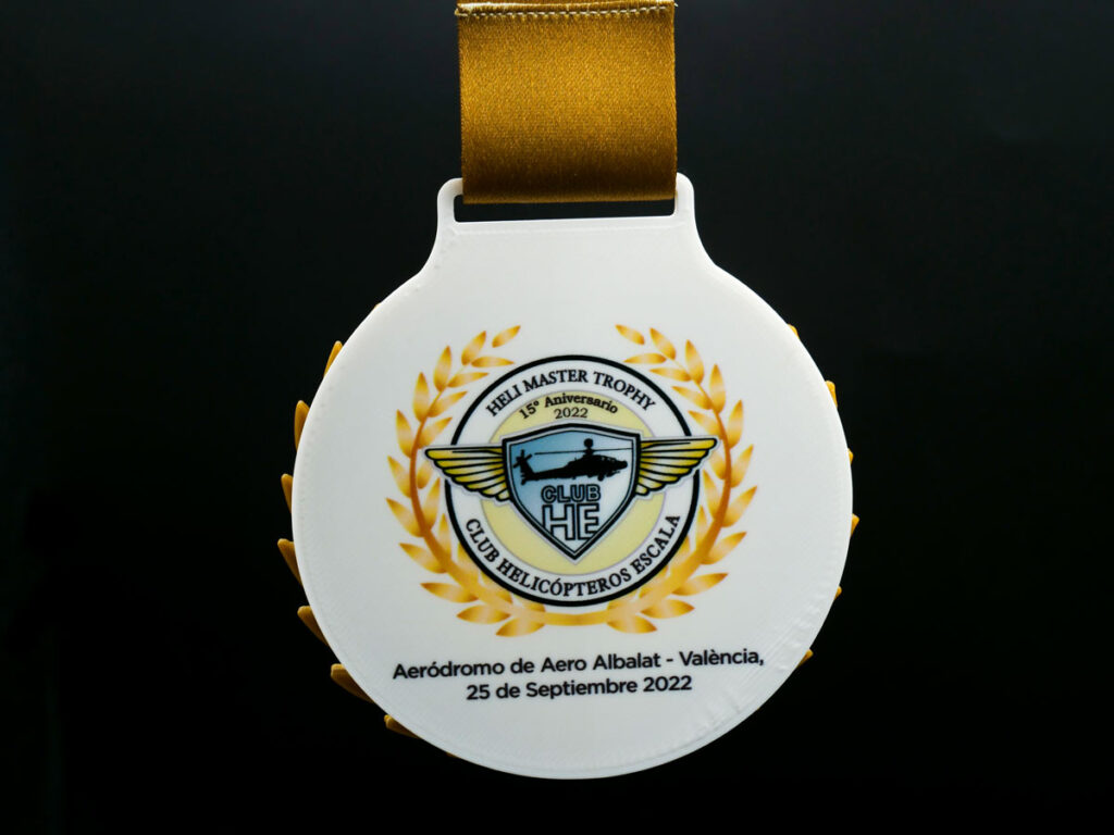 Medalla Personalizada Detalle - 1º Heli Master Trophy Aeródromo Aero Albalat