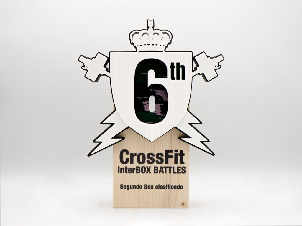 Trofeo Personalizado - 2º Clasificado 6th CrossFit InterBox Battles