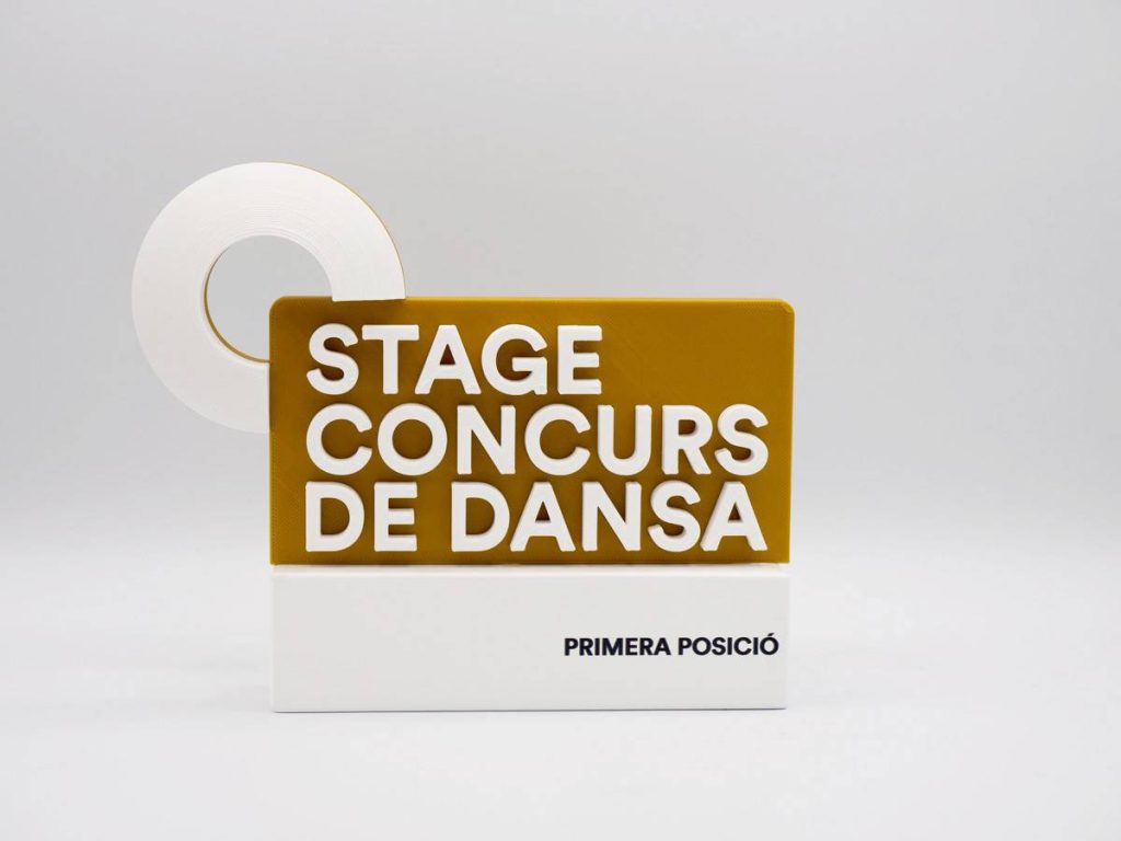 Trofeo Personalizado - 1º Posició Stage Concurs de Dansa