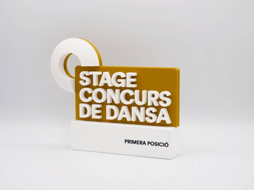 Trofeo Personalizado Lateral Izquierdo - 1º Posició Stage Concurs de Dansa