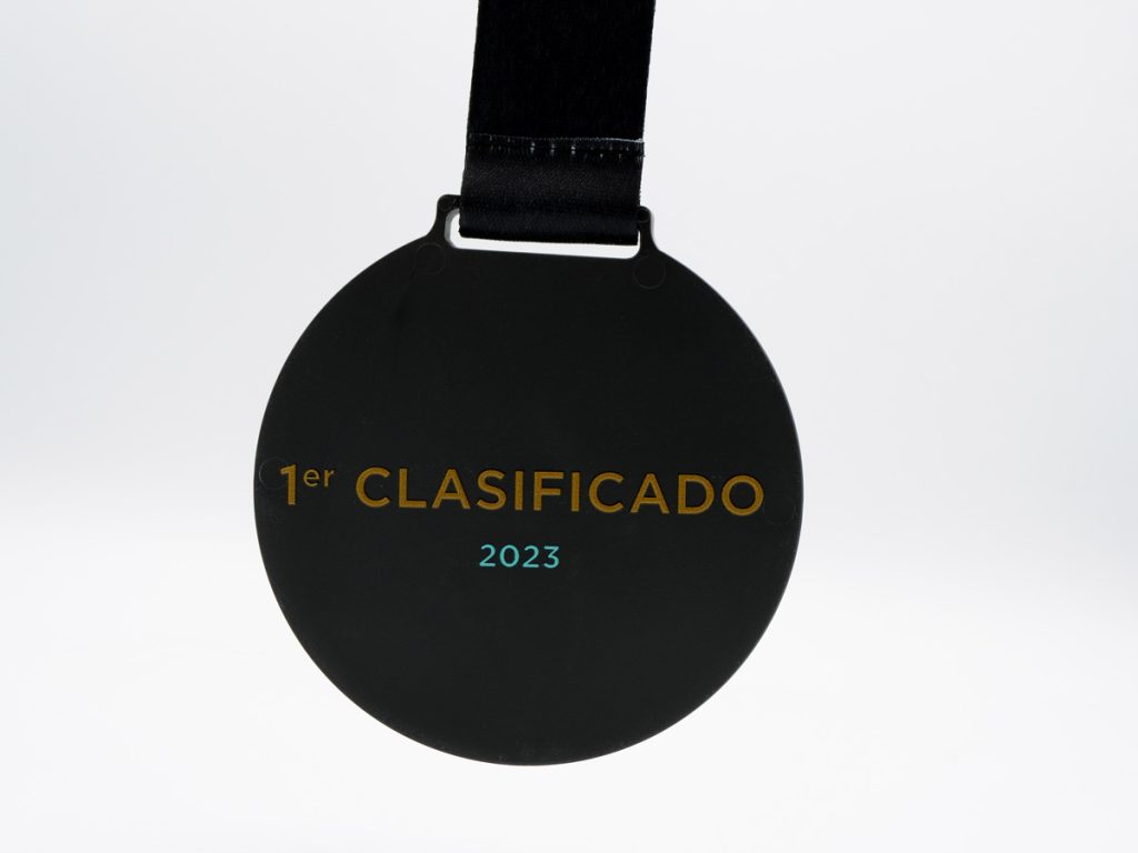 Medallas Personalizada Sublimado - 1º Clasificado The Show Box 2023