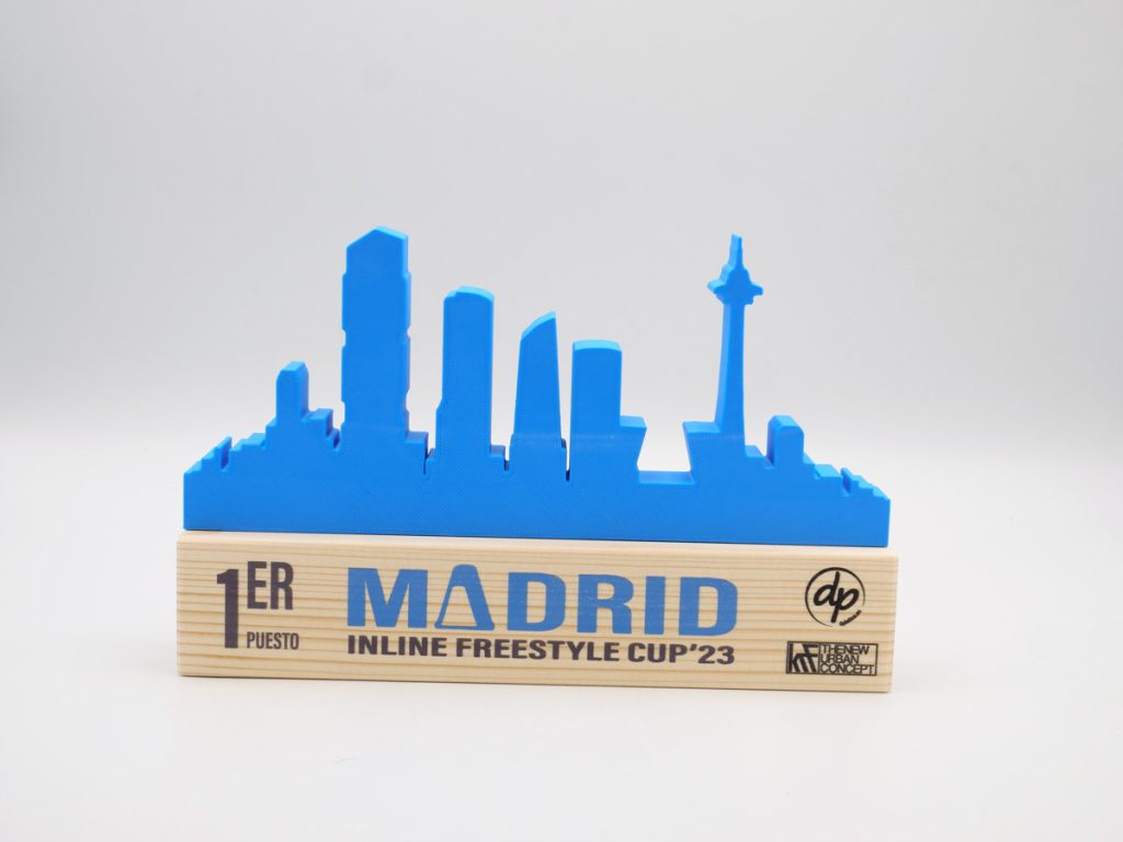 Trofeo Personalizado - 1º Puesto Madrid Inline Freestyle Cup 2023