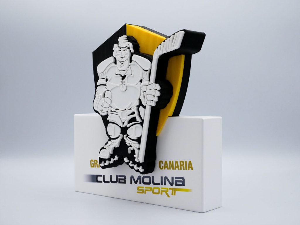 Trofeo Personalizado Lateral Izquierdo - Club Molina Sport Gran Canaria