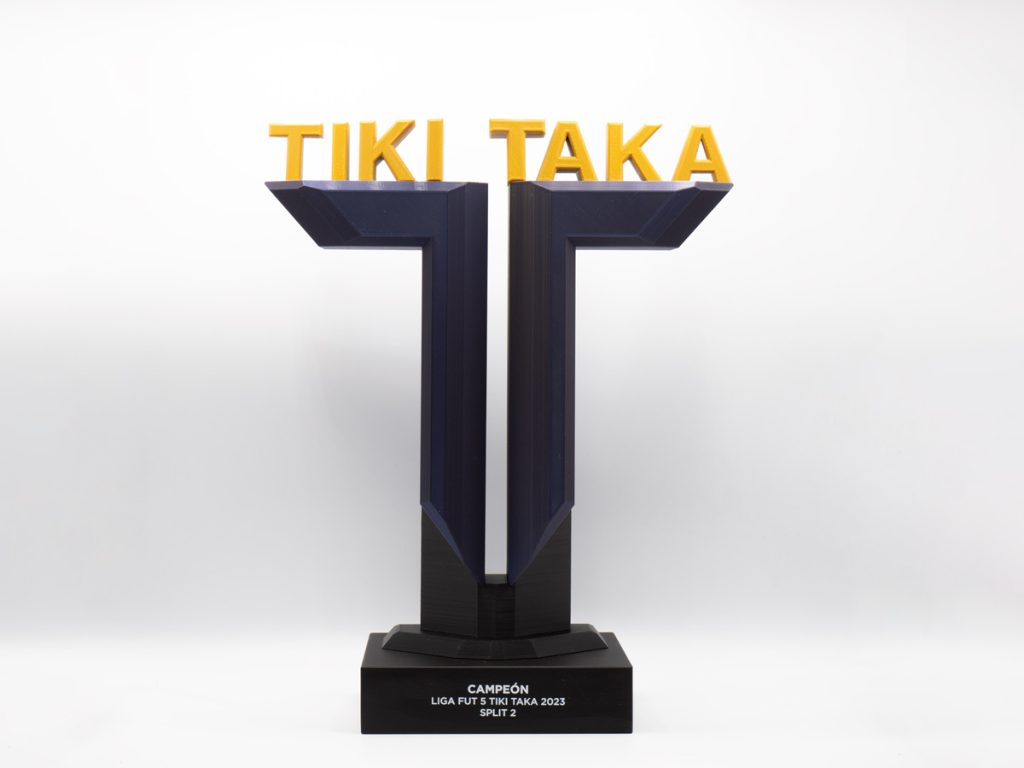 Trofeo Personalizado - Campeón Split 2 Liga Fut 5 Tiki Taka 2023