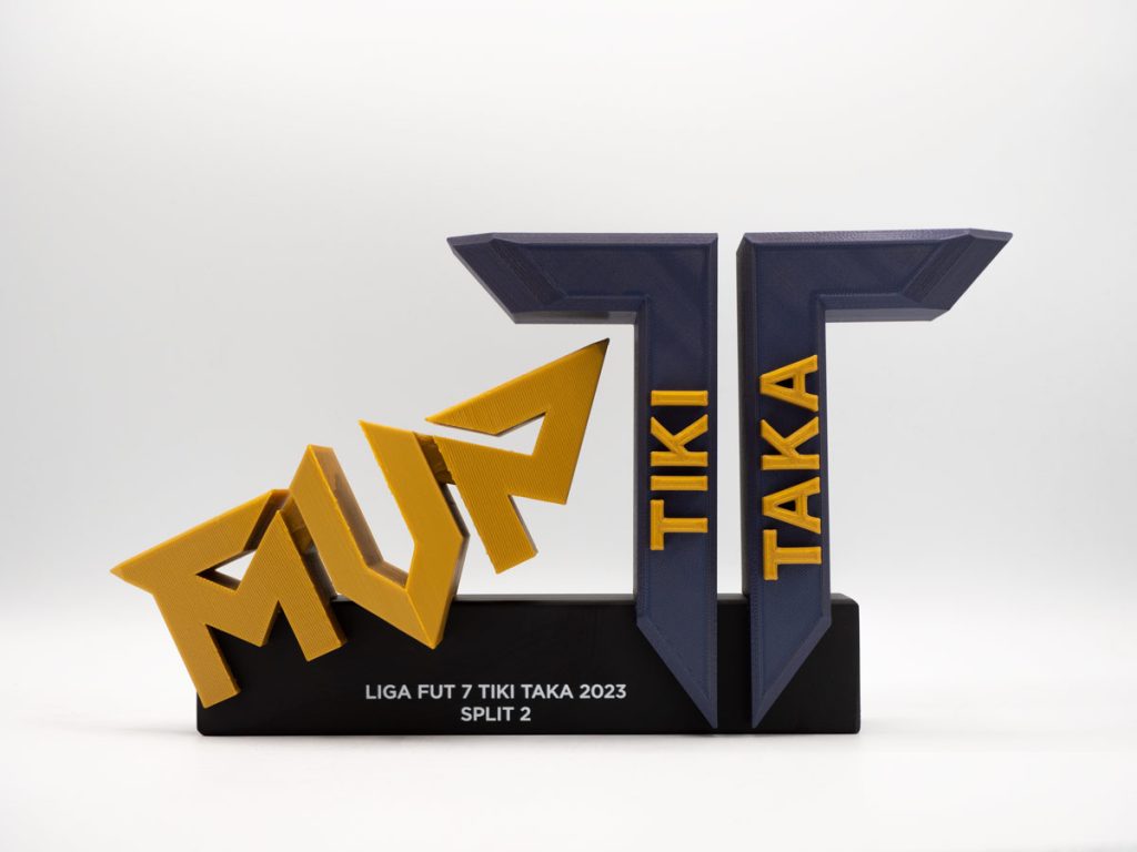 Trofeo Personalizado - MVP Split 2 Liga Fut 5 Tiki Taka 2023