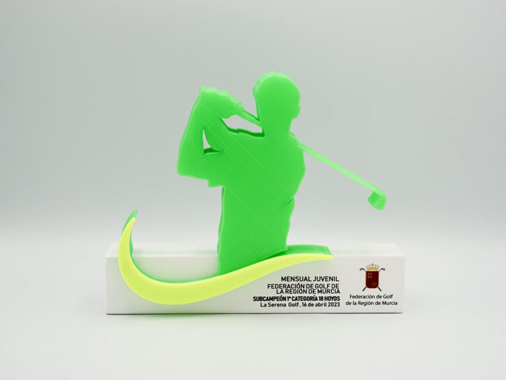 Trofeo Personalizado - Subcampeón 1ª Categoría Federación de Golf Murcia 2023