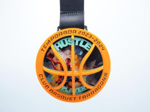 Medallas Personalizada - Hustle Player Club Basket Tarragona