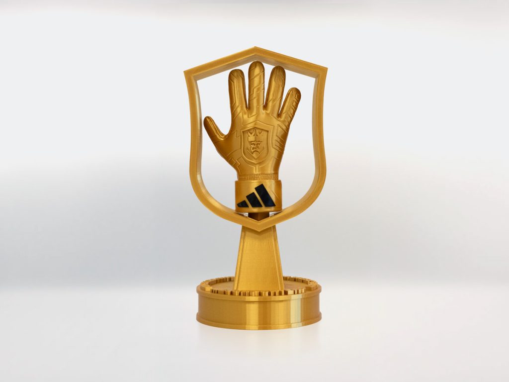 Trofeo Personalizado - Kings League Guante de Oro Mejor Portero 2º Split