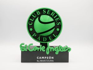 Trofeo Personalizado - Campeón 4º Masculina Club Series Pádel El Corte Inglés