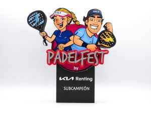 Trofeo Personalizado - Subcampeón Padelfest by KIA