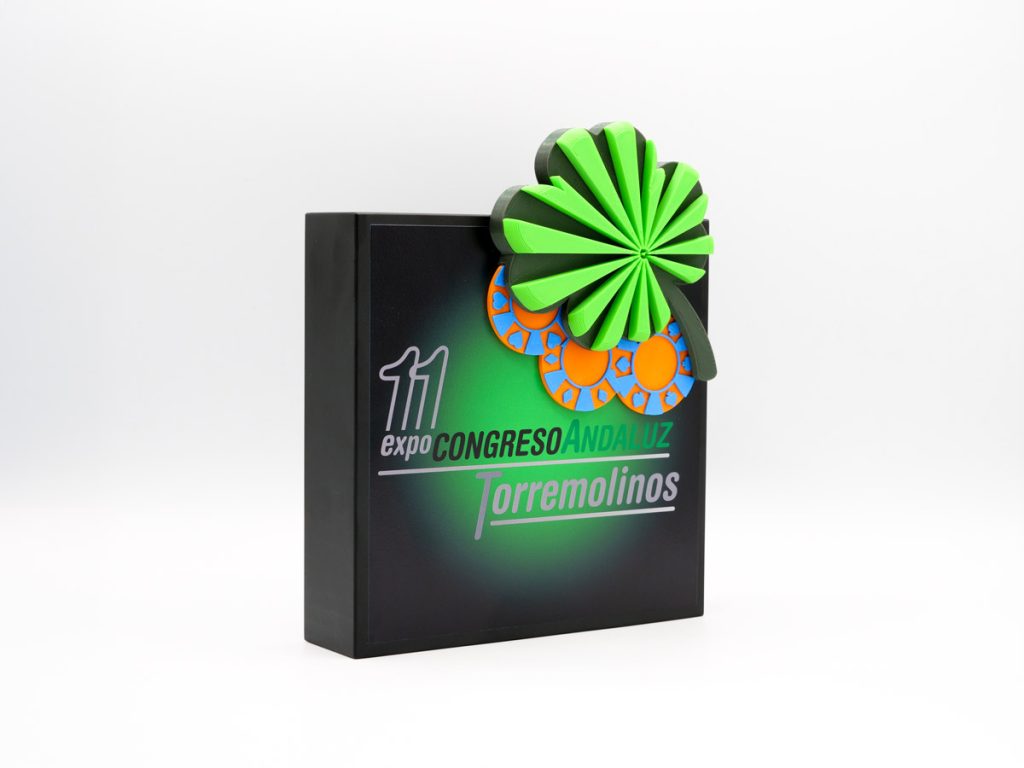 Trofeo Personalizado Lateral Derecho - 11expo Congreso Andaluz Torremolinos