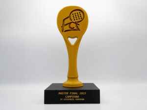 Trofeo Personalizado - Campeona Master Final 2023 Federación Padel