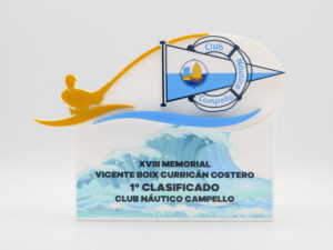 Trofeo Personalizado - 1 Clasificado XVIII Memorial Club Naútico Campello