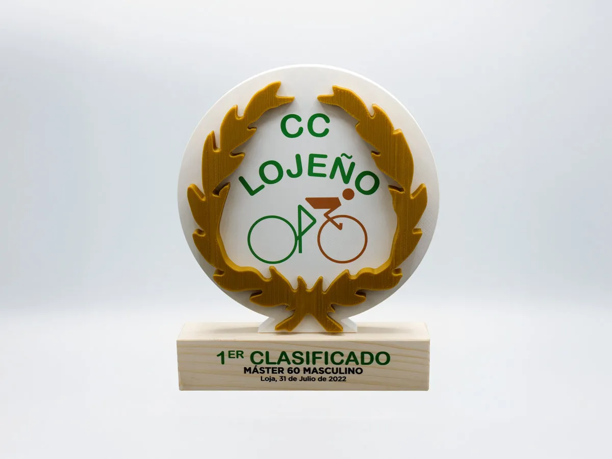 Trofeo Personalizado - CC Lojeño Máster 60 Masculino